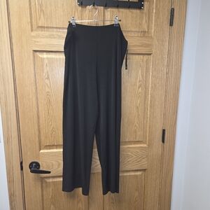 Alfani Black Wide Leg Women's Pants, Large - New